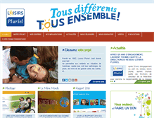 Tablet Screenshot of loisirs-pluriel.com